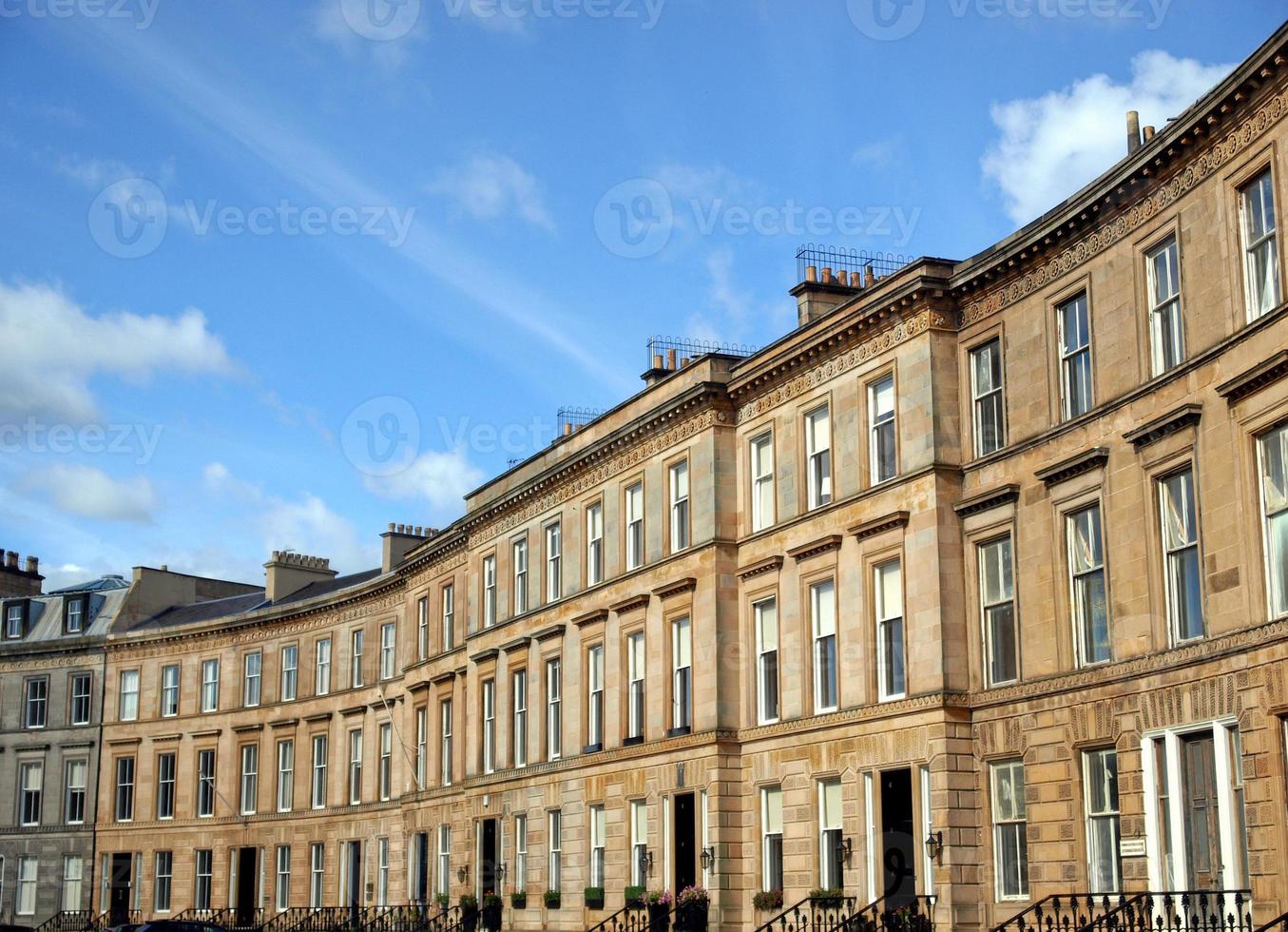Terraced Houses in Glasgow photo