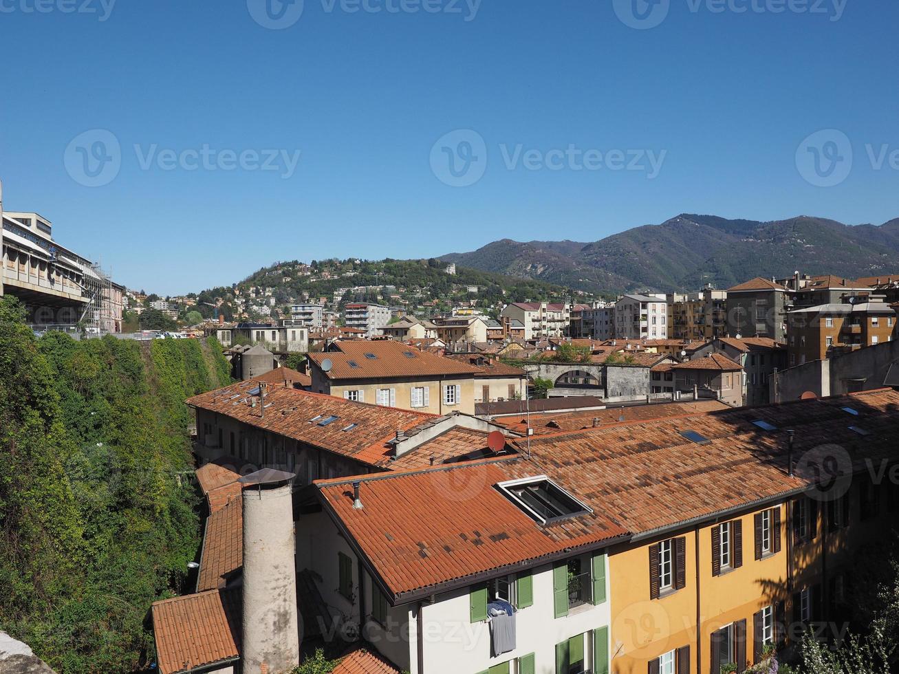 View of the city of Como photo