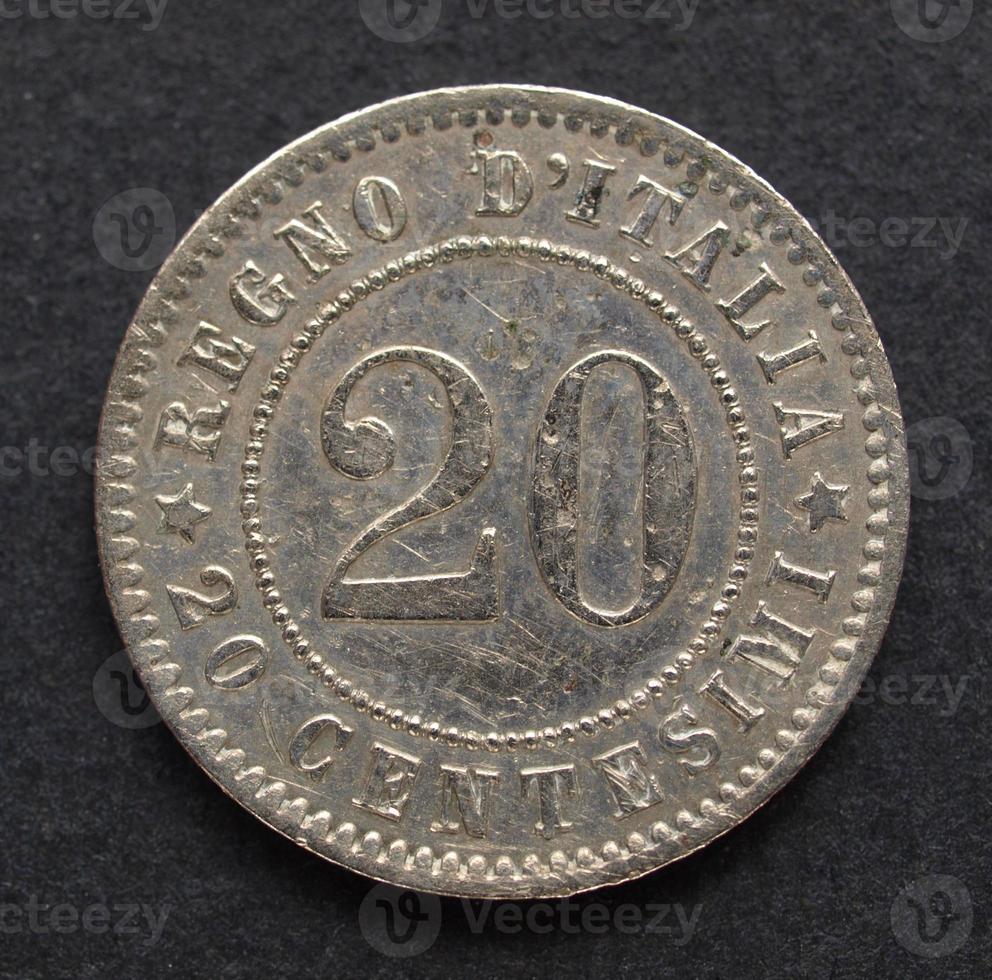 moneda italiana antigua foto