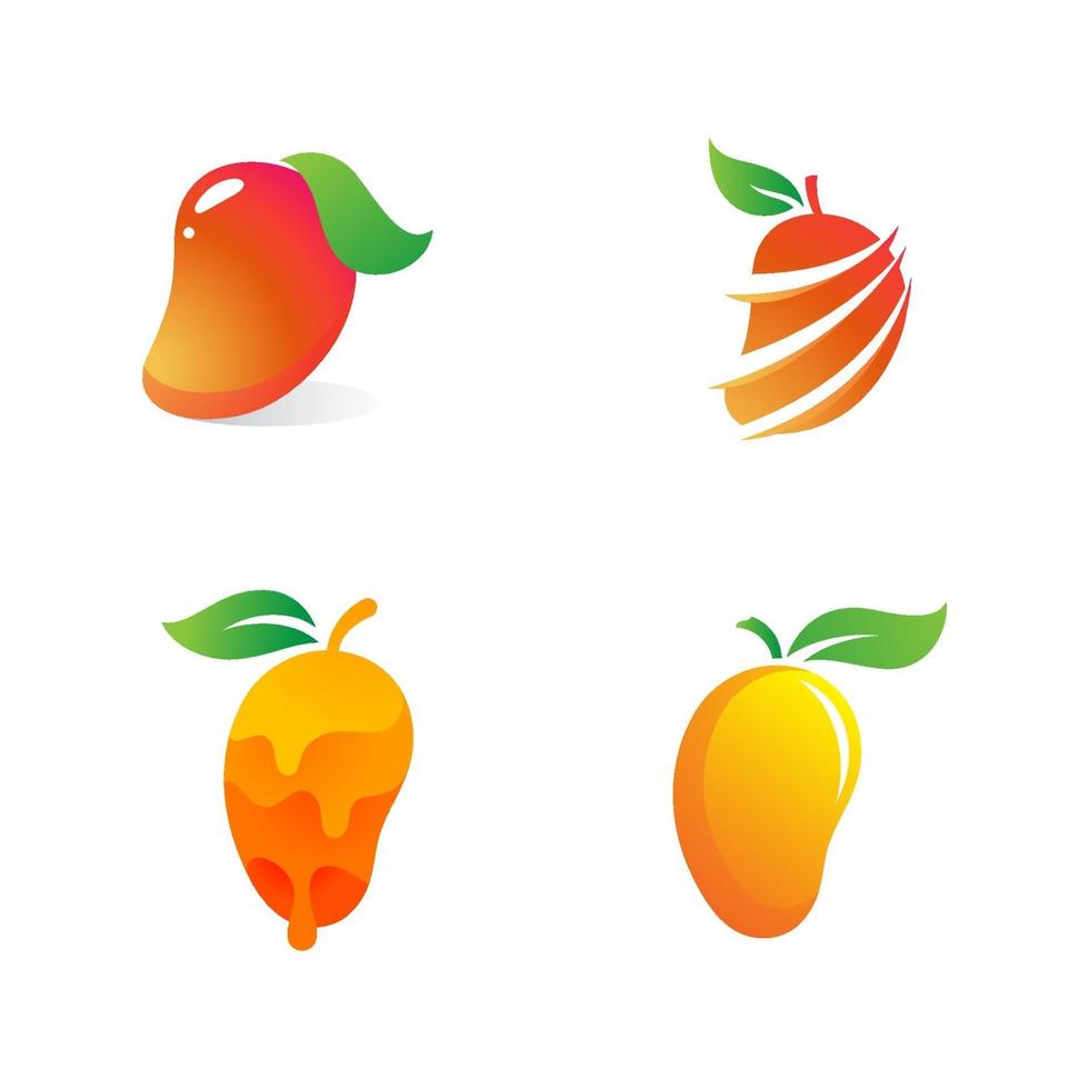 Diseño de ilustración de vector de icono de mango