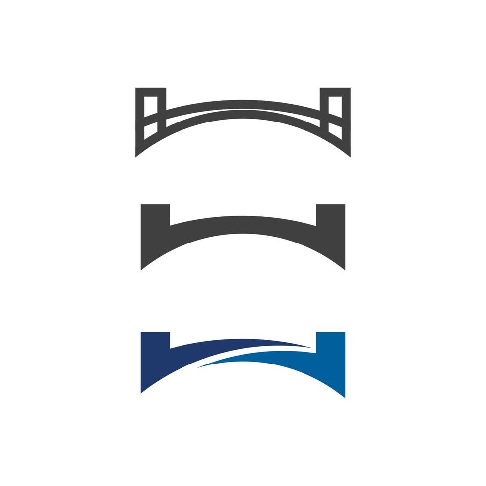 Bridge vector icon illustration