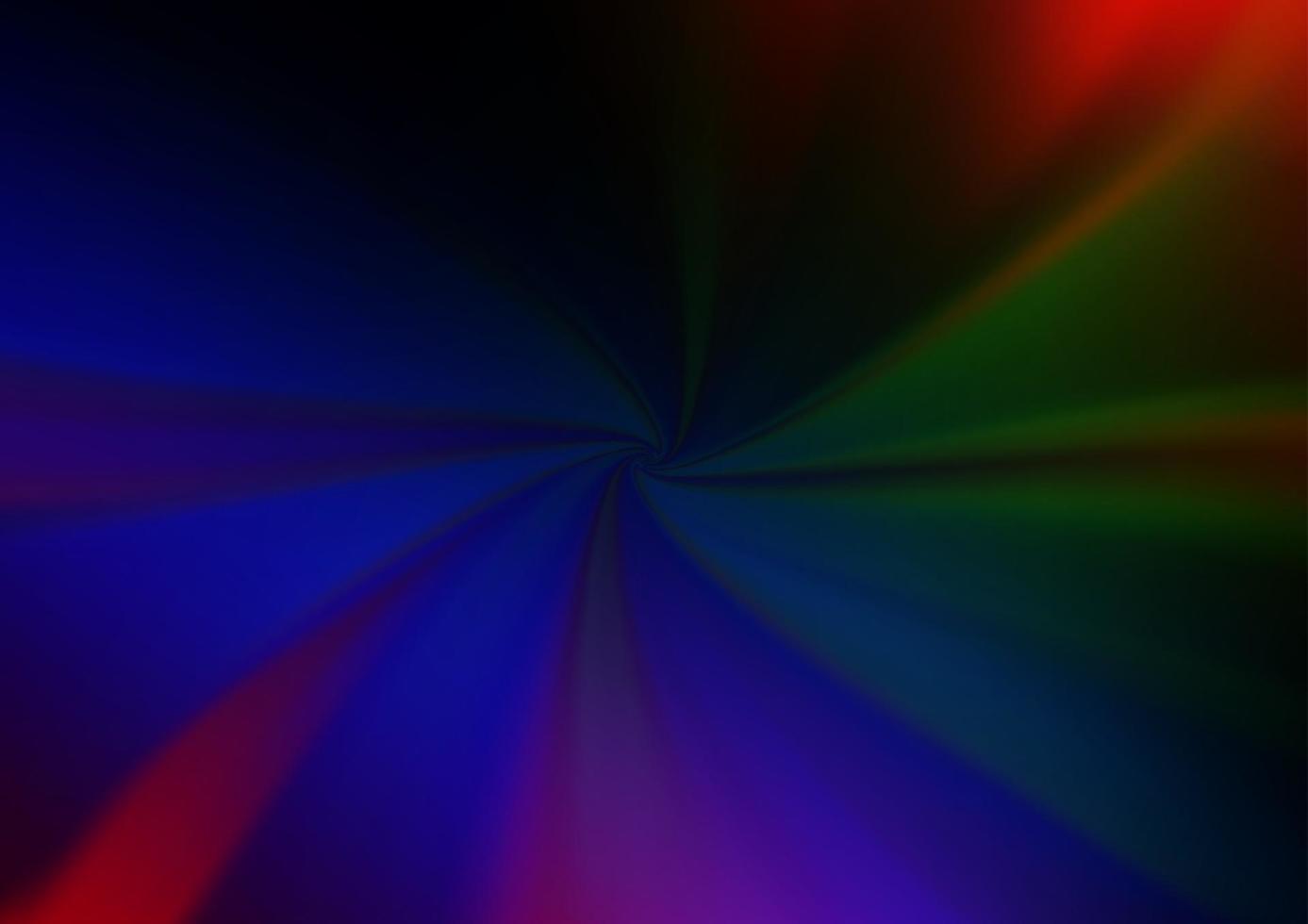 Dark Multicolor, Rainbow vector blurred shine abstract background.
