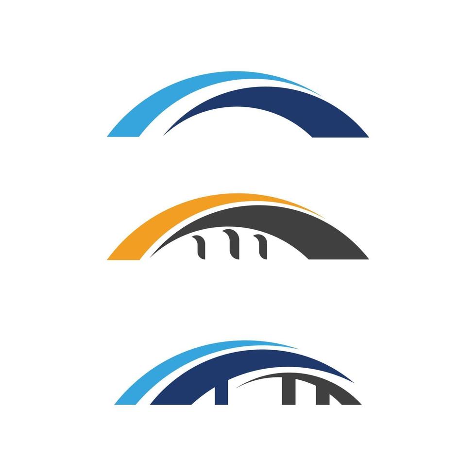 Bridge vector icon illustration