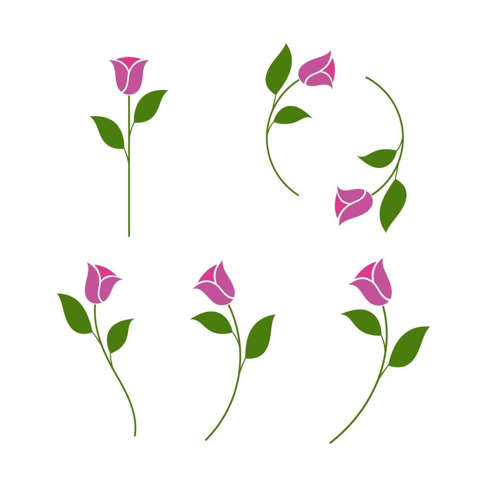 Beauty florist vector icon