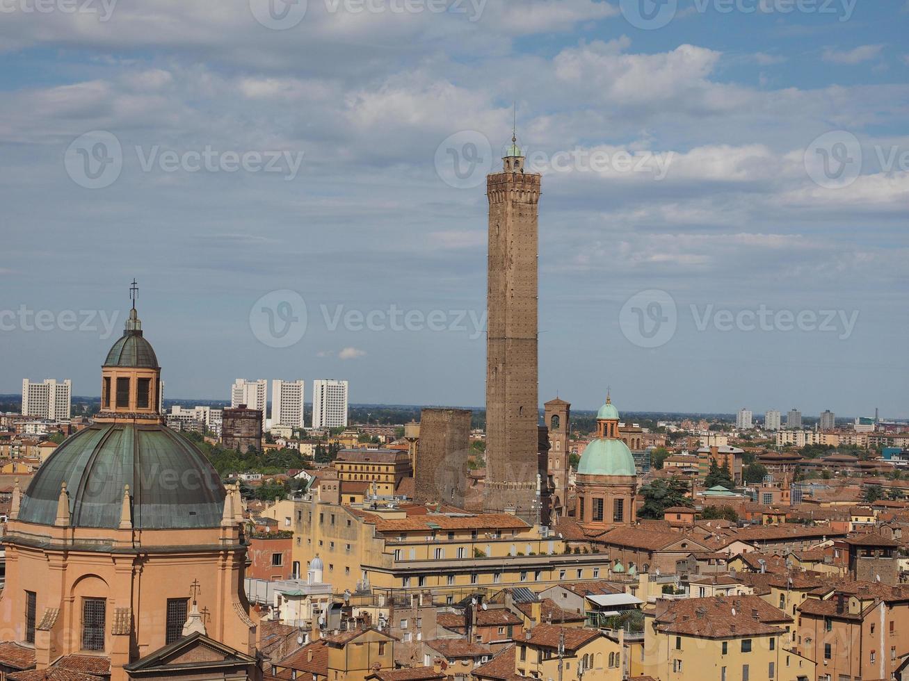 Aerial view of Bologna photo