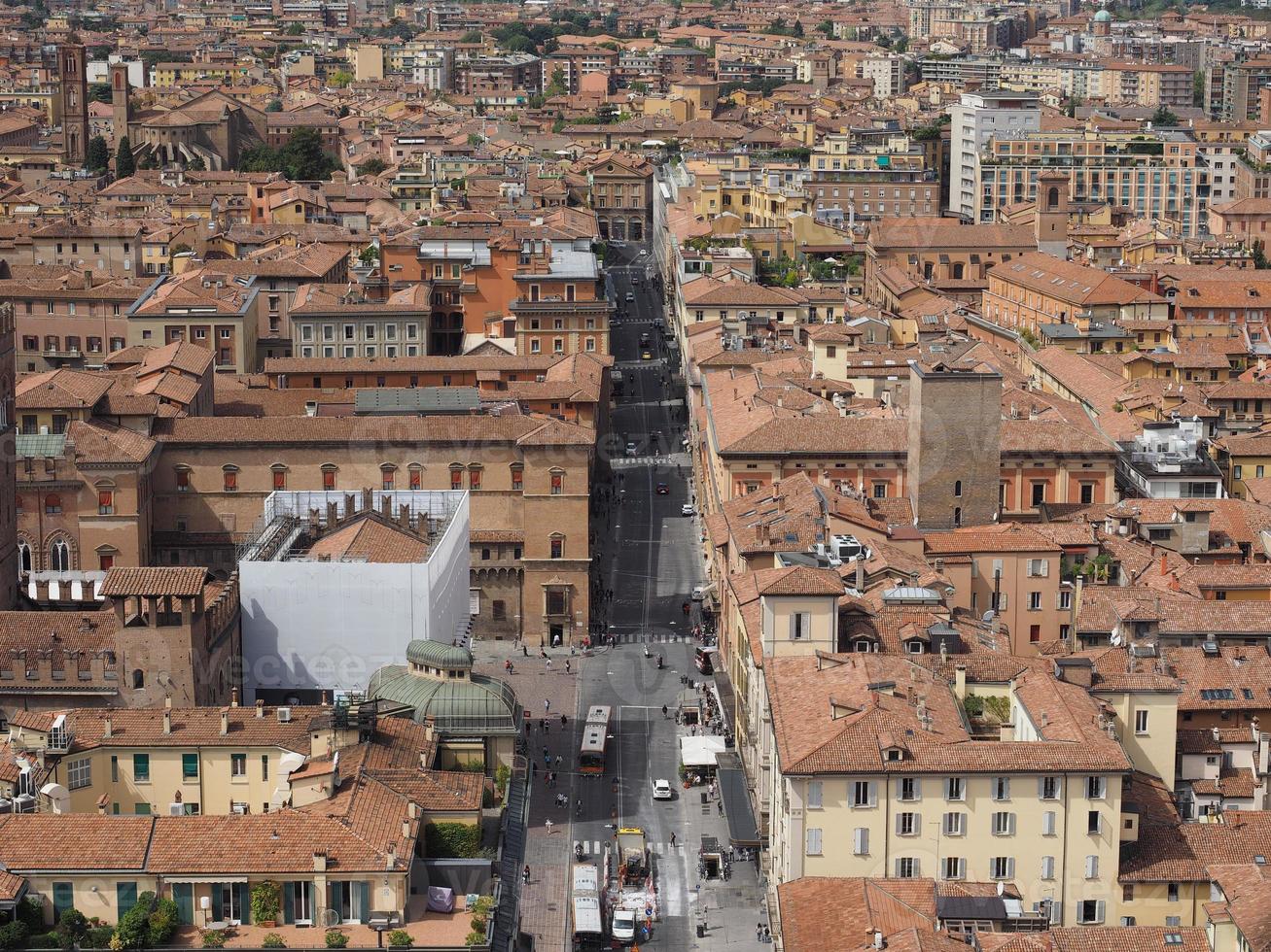 Aerial view of Bologna photo