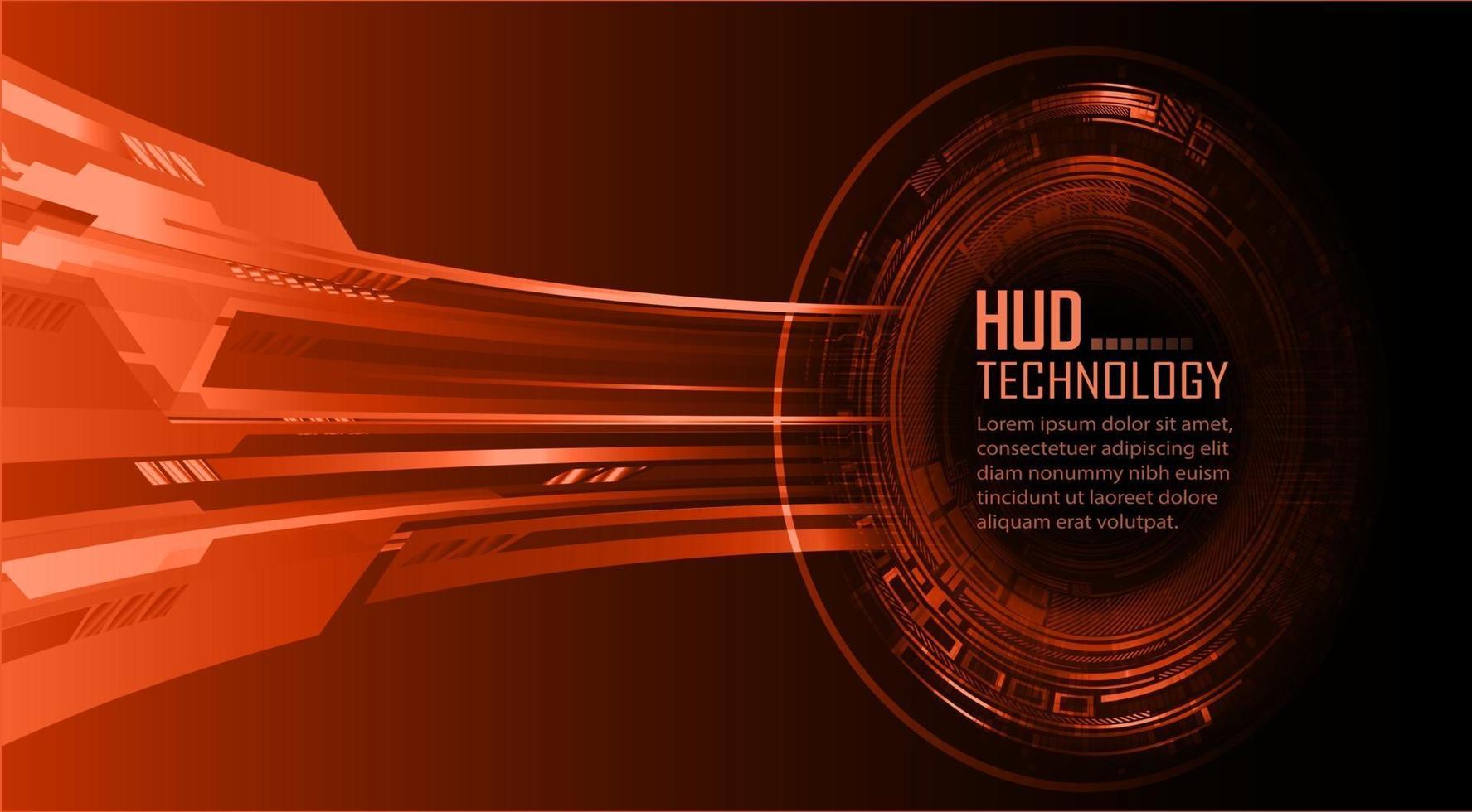 text cyber circuit future technology concept background vector
