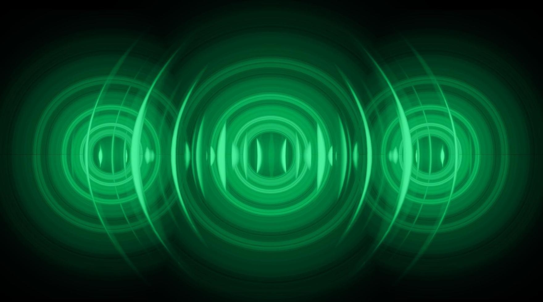 Sound waves oscillating dark light vector