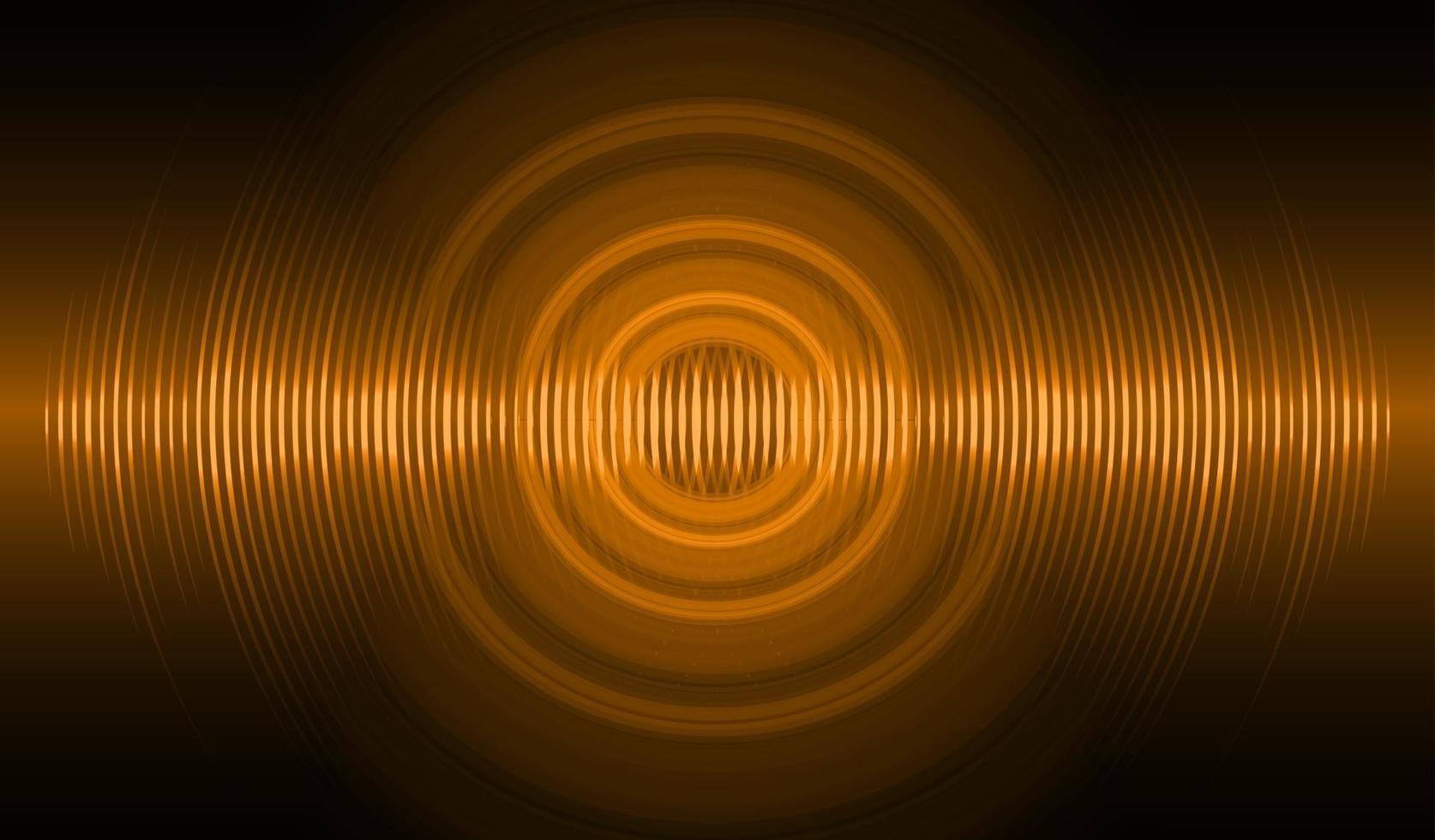 Sound waves oscillating dark light vector