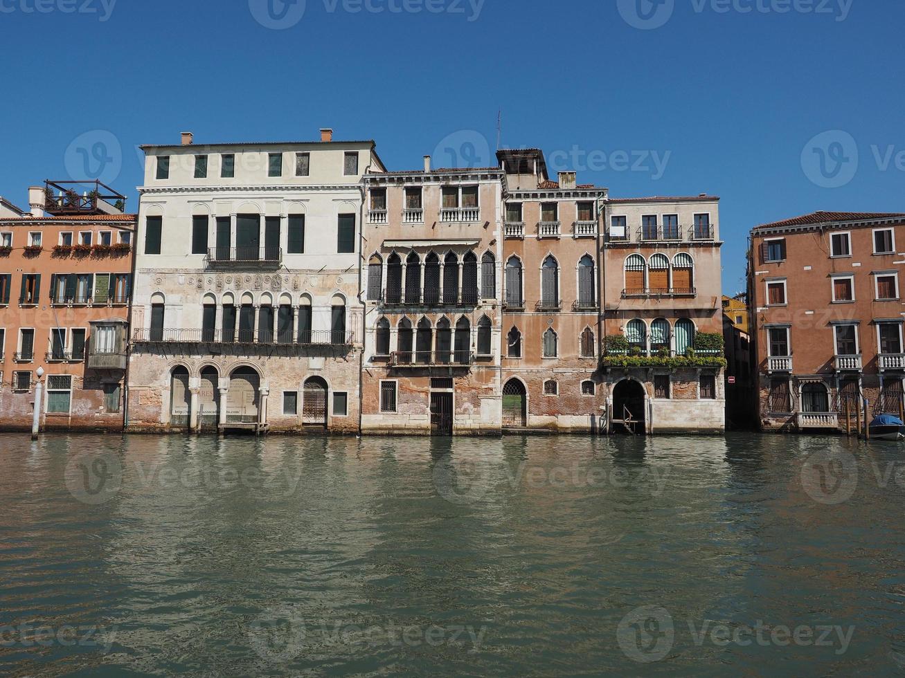 canal grande en venecia foto