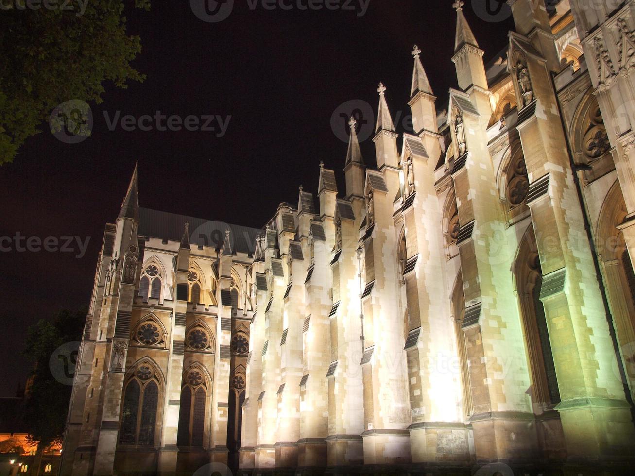 La iglesia de la abadía de Westminster en Londres foto