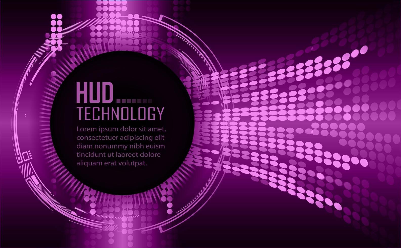 text cyber circuit future technology concept background vector