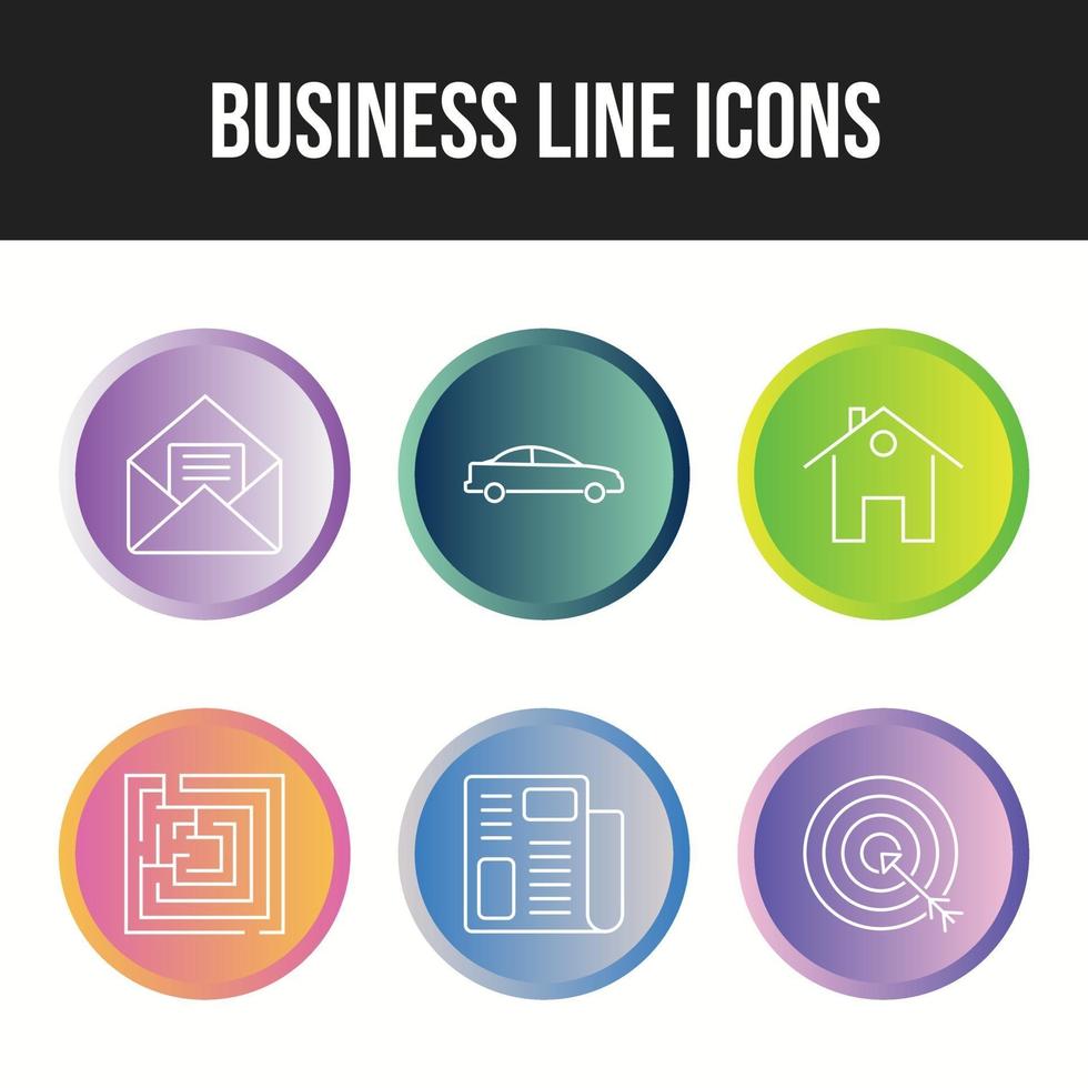 Business icon set for personal and commecal use vector