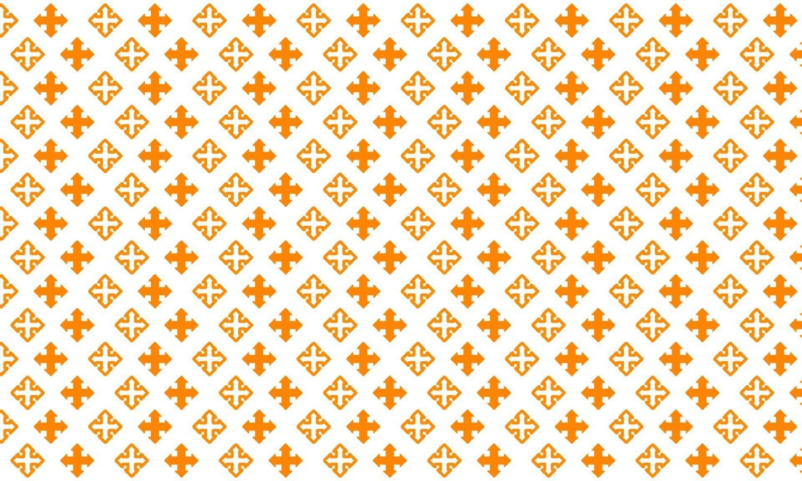 hermoso, naranja, flecha, seamless, patrón, plano de fondo vector
