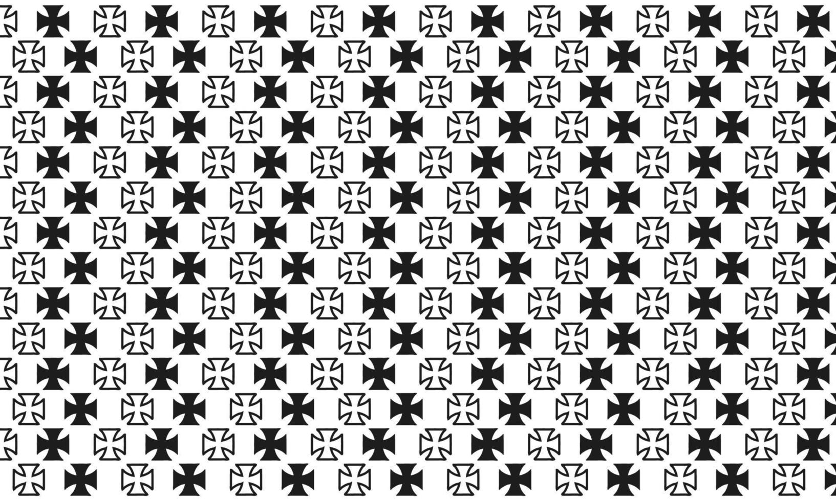Beautiful Black and White Seamless Pattern Background vector