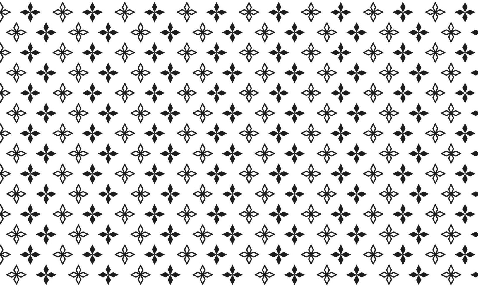 Cute Floral Pattern on a White Background vector