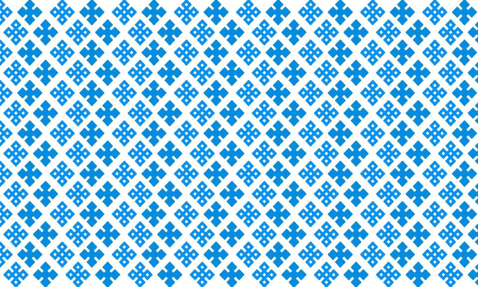 Beautiful Blue Geometric Seamless Pattern Background vector