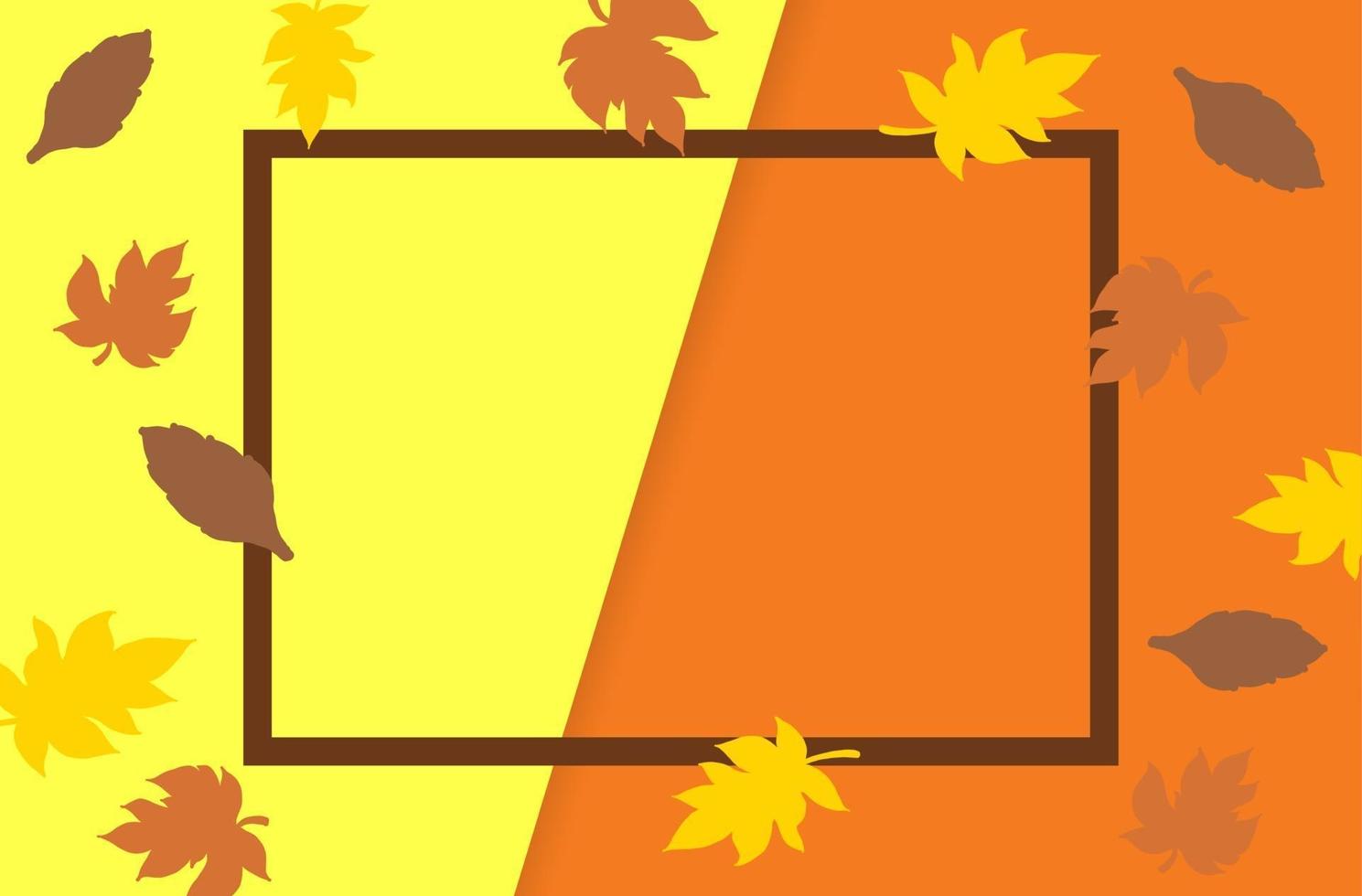 Autumn sale season theme display background. vector