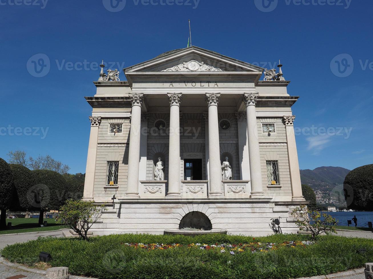 tempio voltiano volta temple en como foto