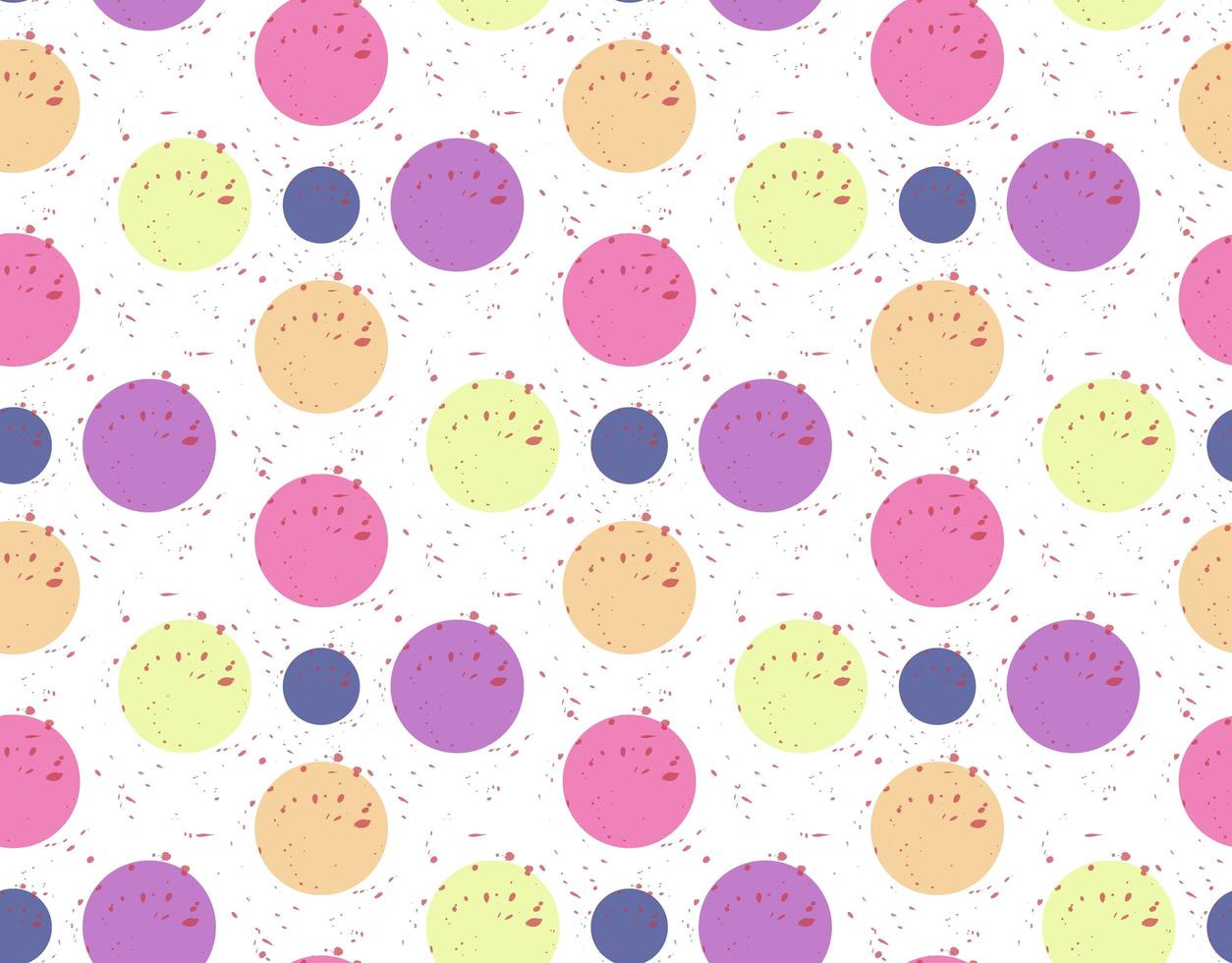 Grunge colorful geometric seamless pattern vector