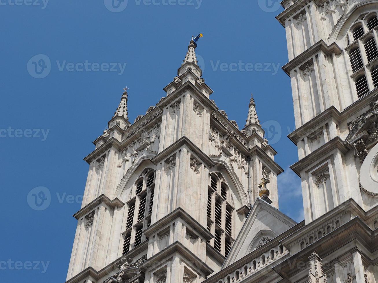 La iglesia de la abadía de Westminster en Londres foto