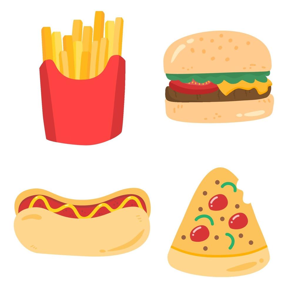 hot dog illustration vector.eps vector