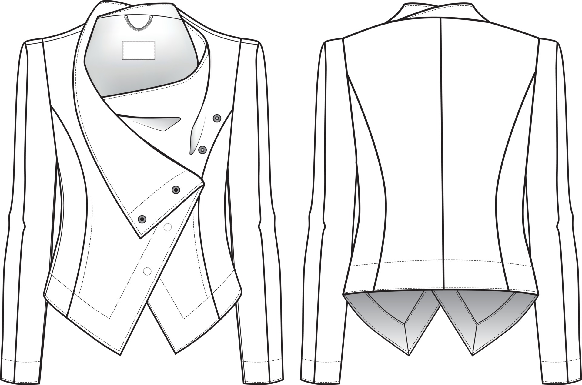 Men flat sketches for Jackets  Outerwear  PrestigeProDesigncom