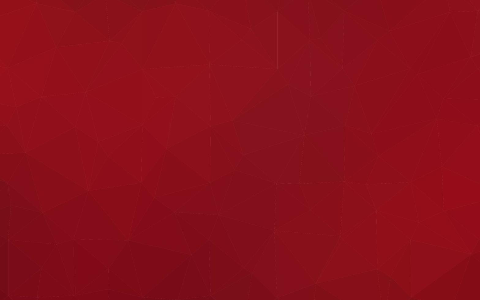 Light Red vector shining triangular background.