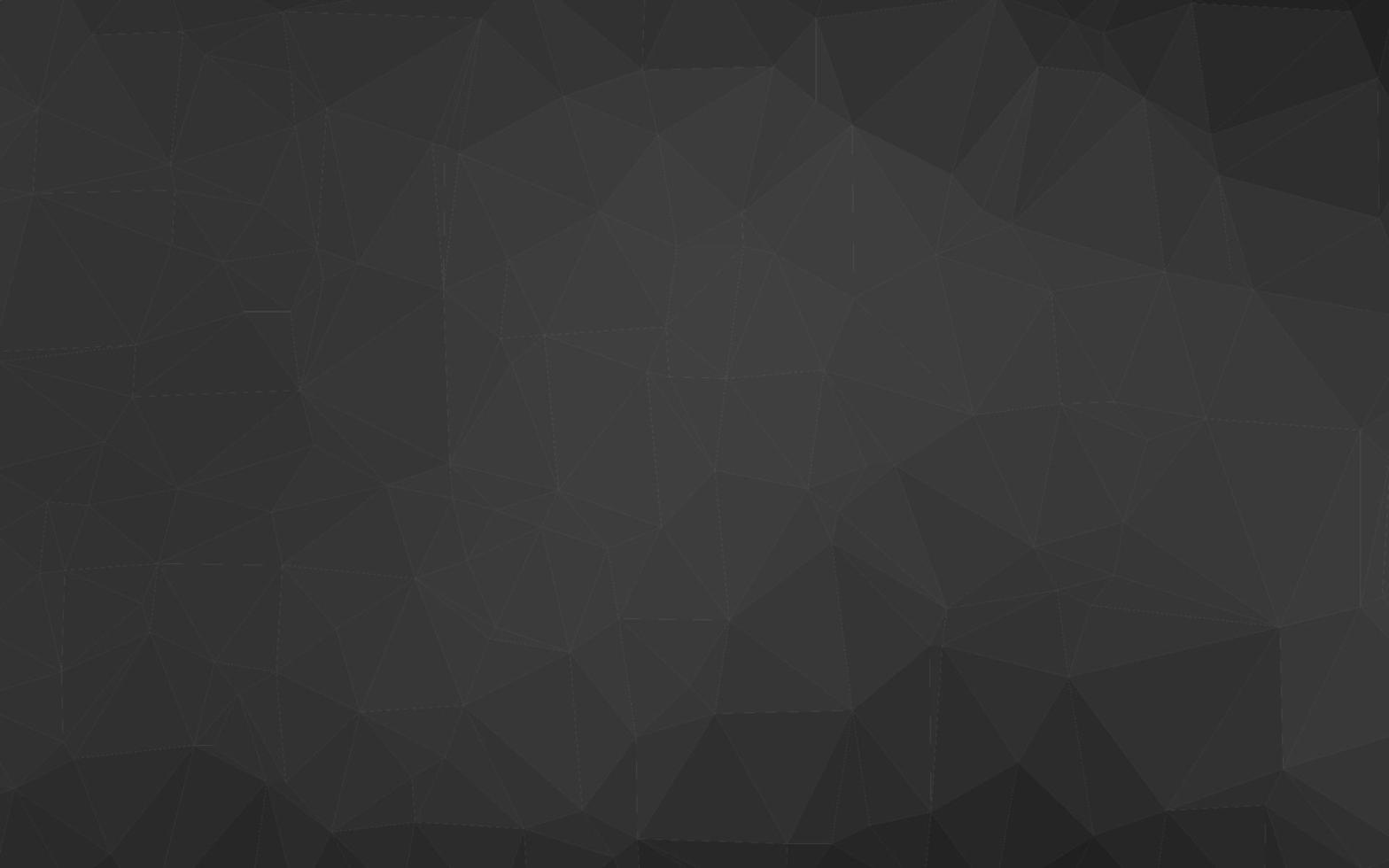 Dark Silver, Gray vector abstract polygonal texture.