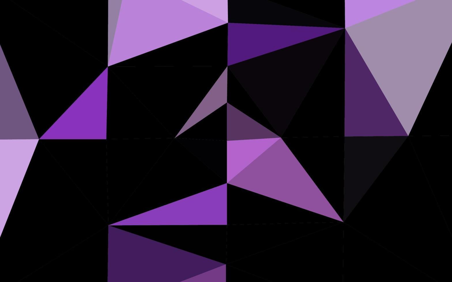 Light Purple vector polygonal template.