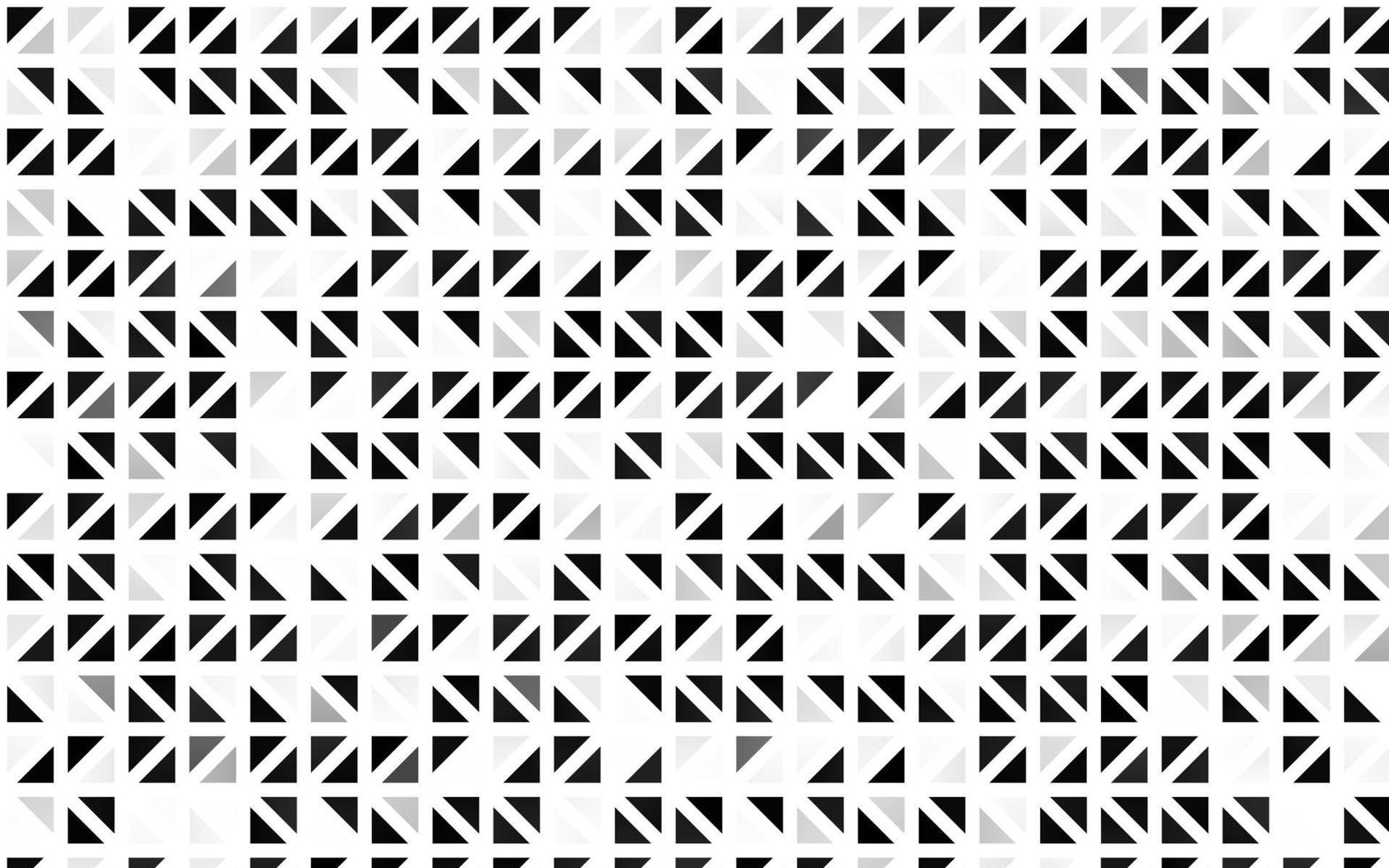 textura transparente de vector negro claro en estilo triangular.