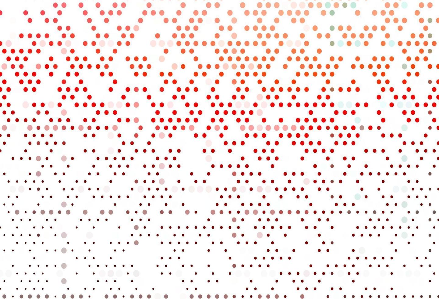 Light Red vector pattern with spheres.