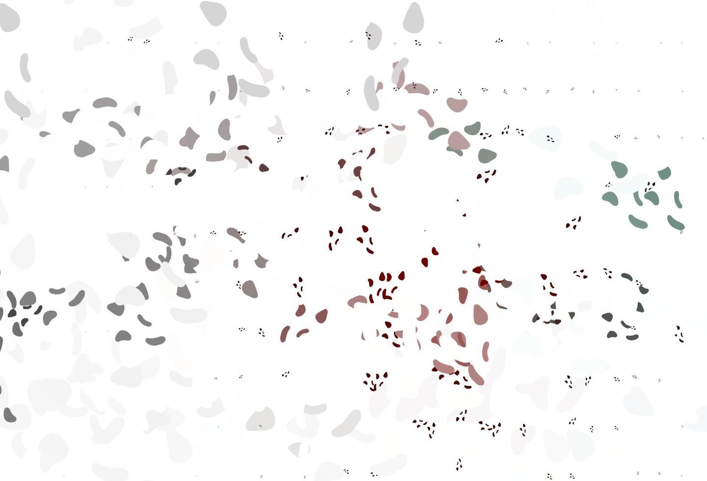 patrón de vector rojo claro con formas caóticas.