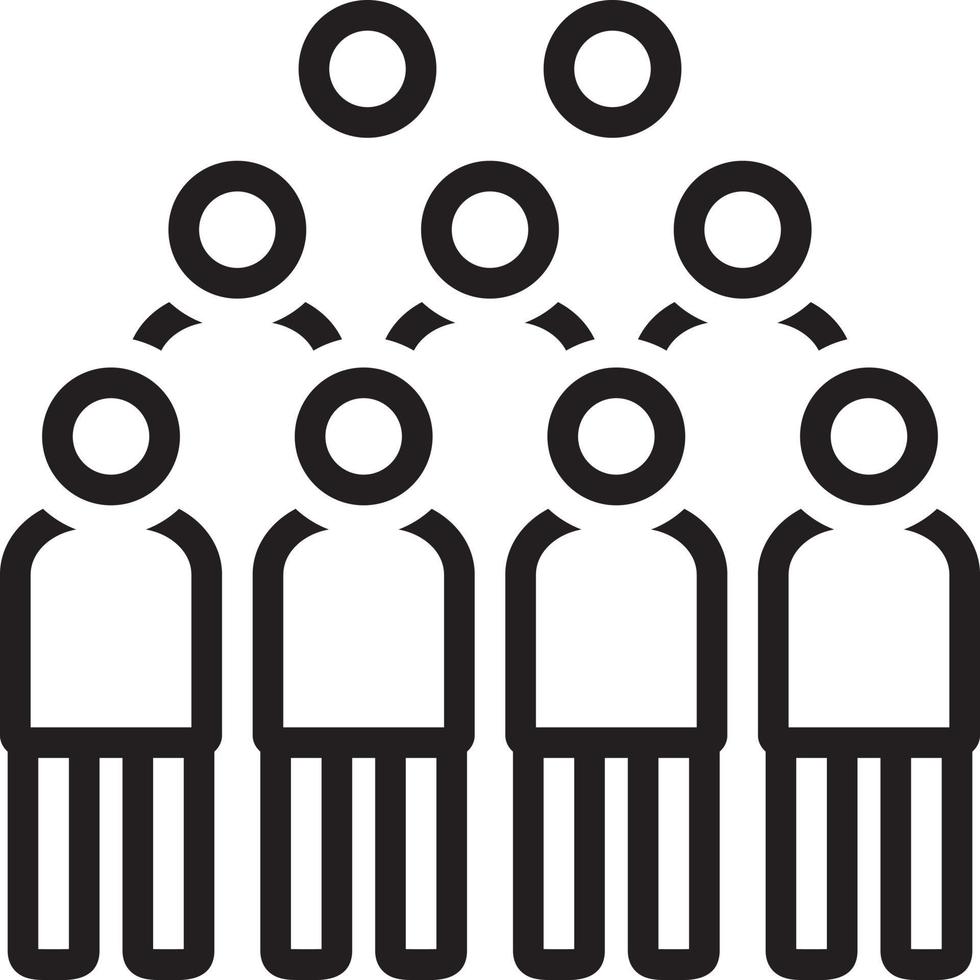Line icon for concourse vector