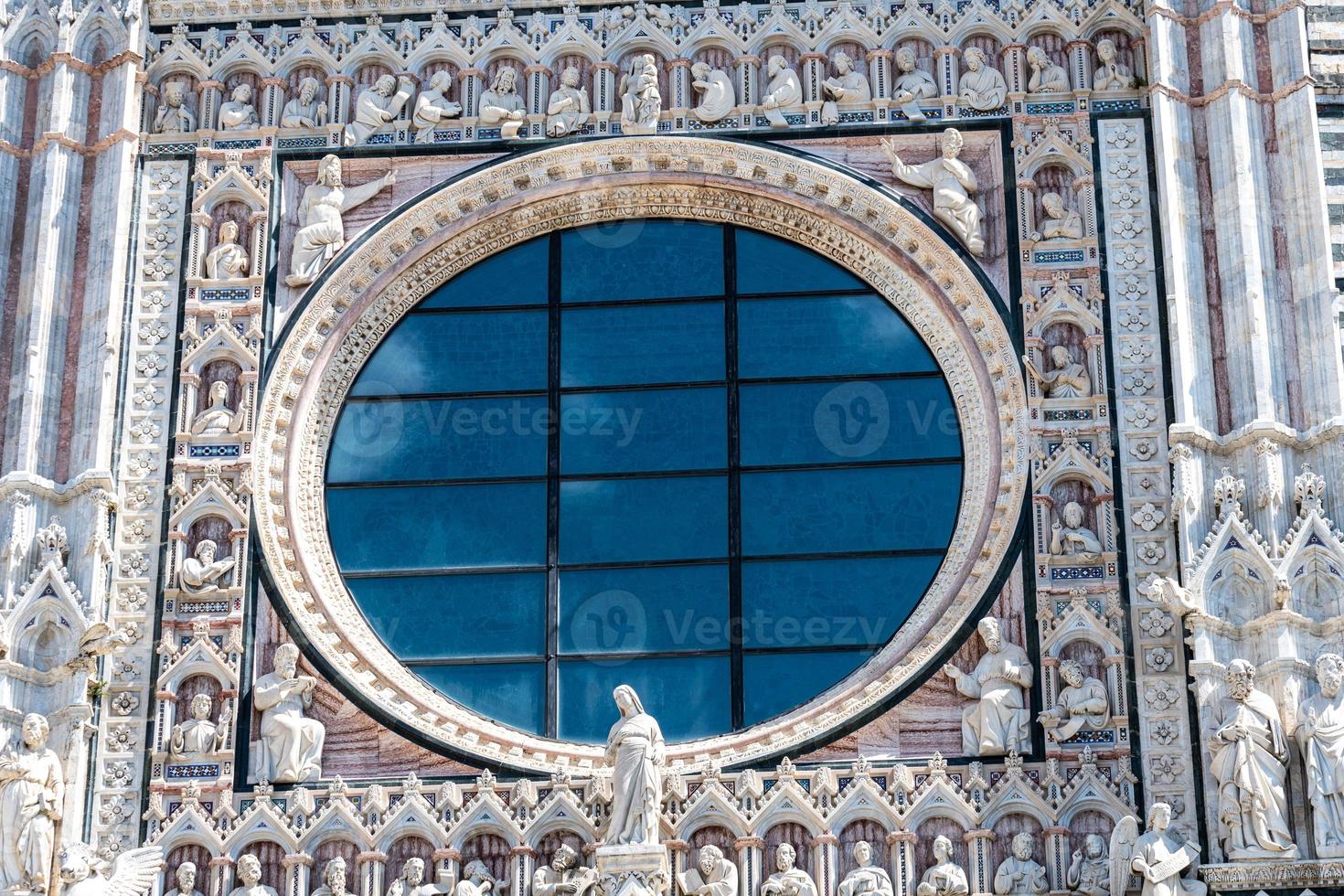 detail of the cathedral of Siena photo