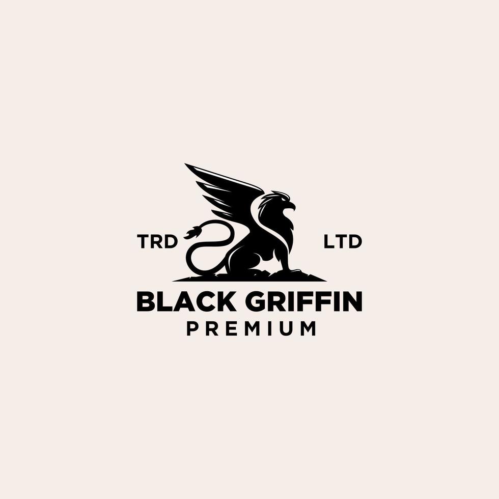 premium griffin vintage logo vector