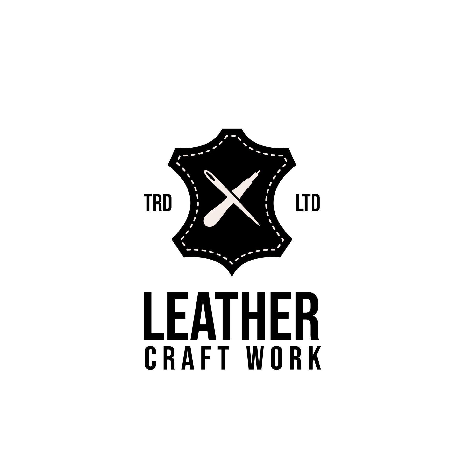 leather craft logo icon design 3220186 Vector Art at Vecteezy
