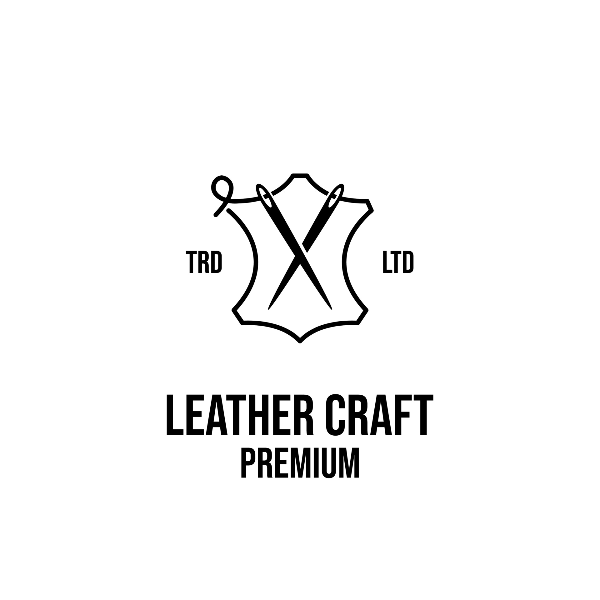 leather craft logo icon design 3220223 Vector Art at Vecteezy
