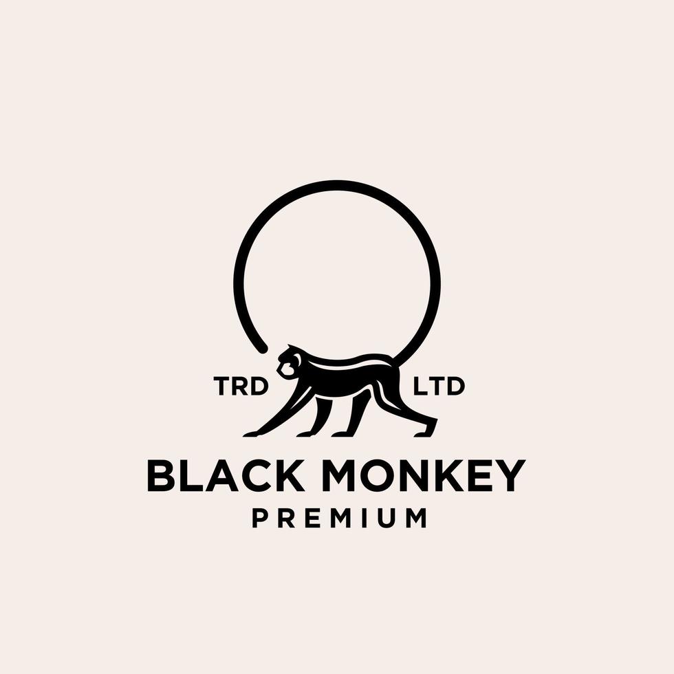mono logo premium vintage vector