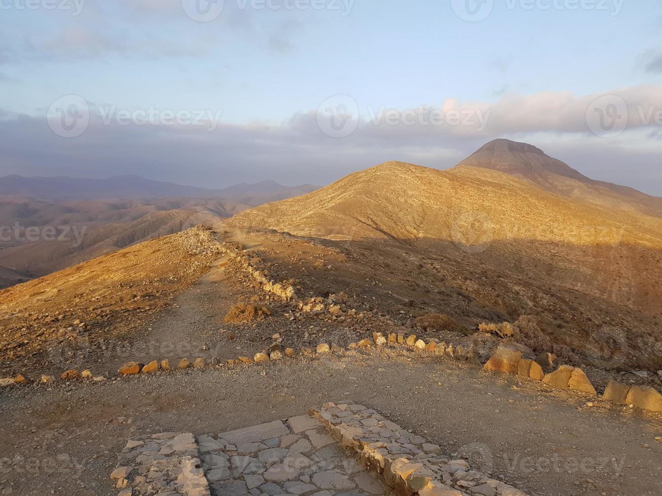 montana cardon - fuerteventura españa foto