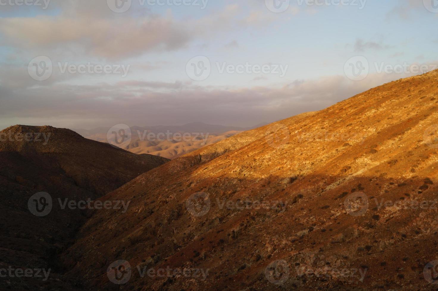 montana cardon - fuerteventura españa foto