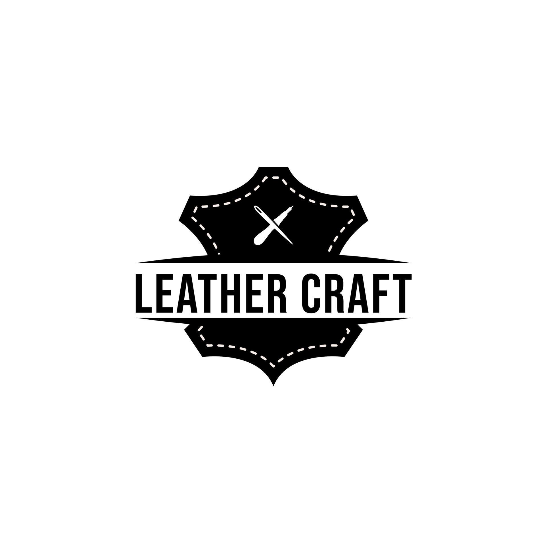 leather craft logo icon design 3220273 Vector Art at Vecteezy