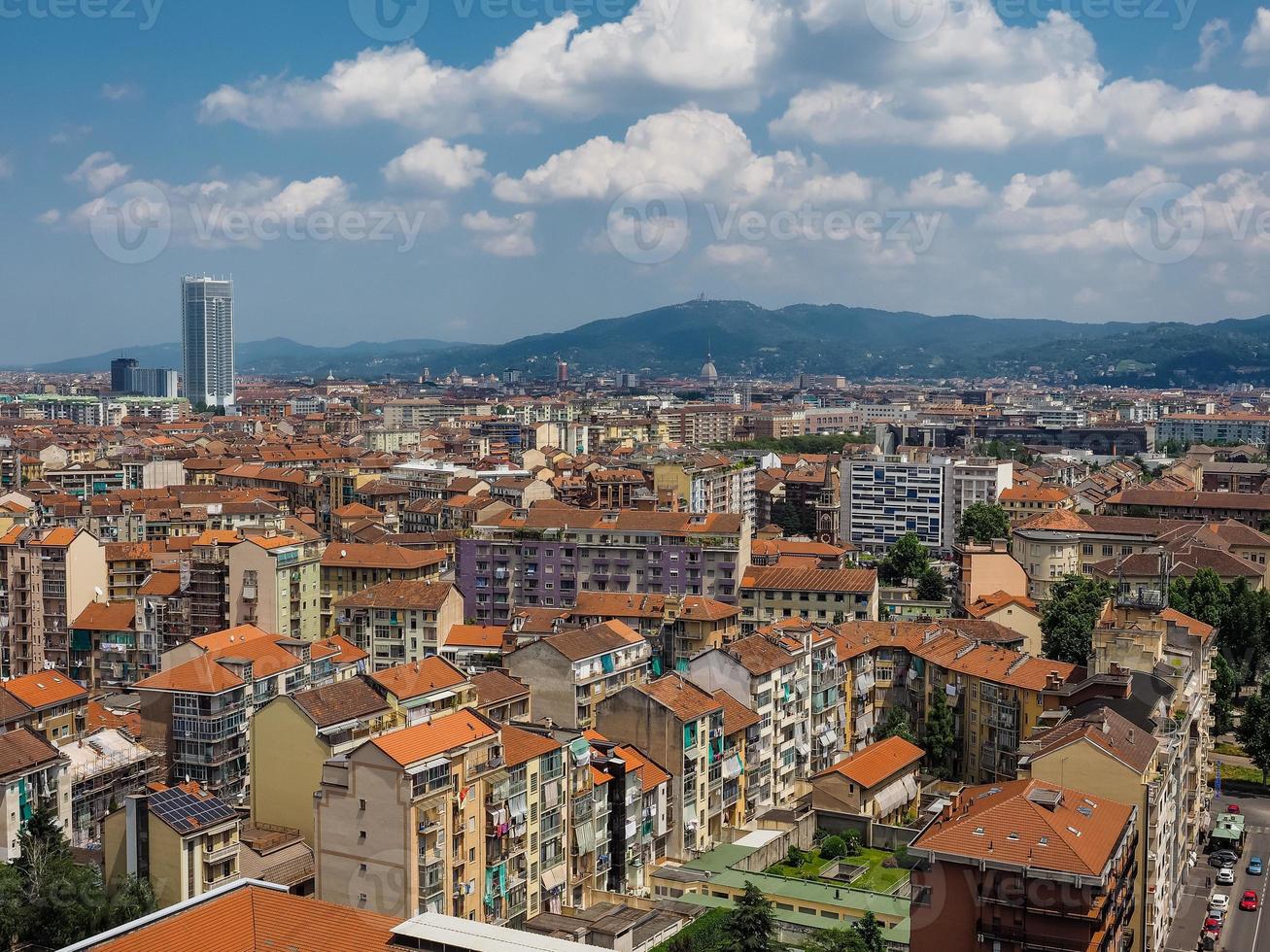 Aerial view of Turin photo