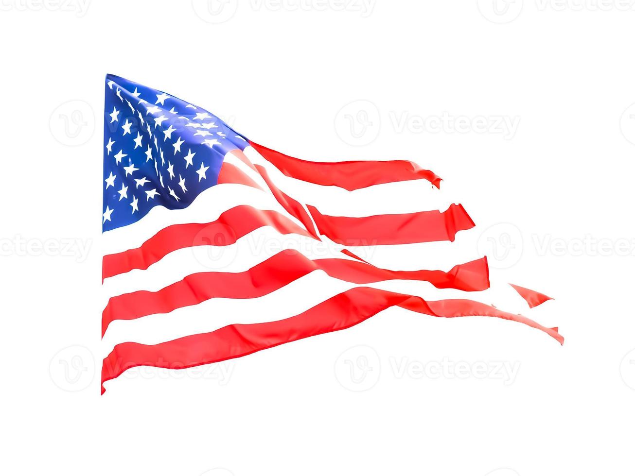 USA flag floating photo