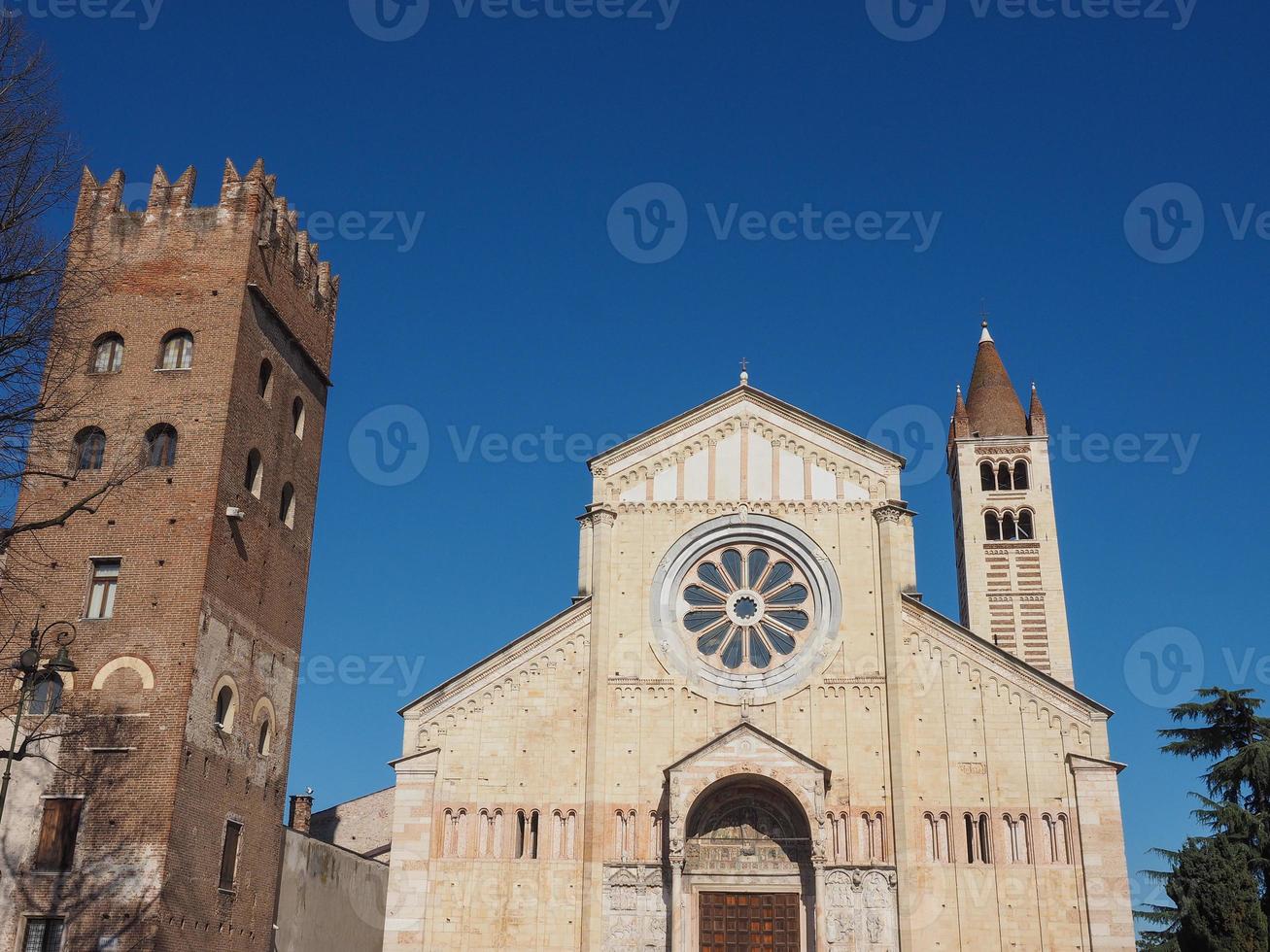 San Zeno basilica in Verona photo