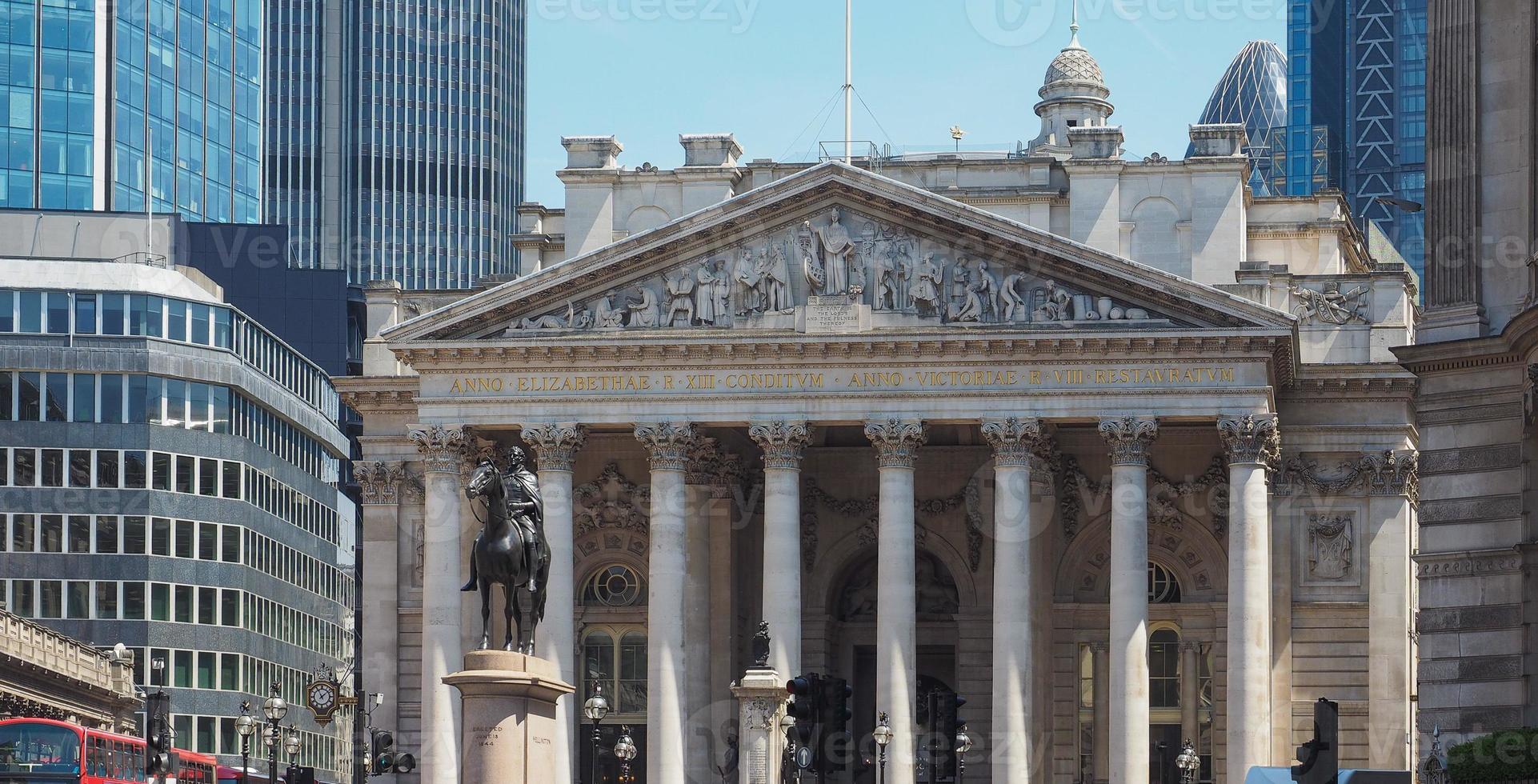 Royal Stock Exchange de Londres foto