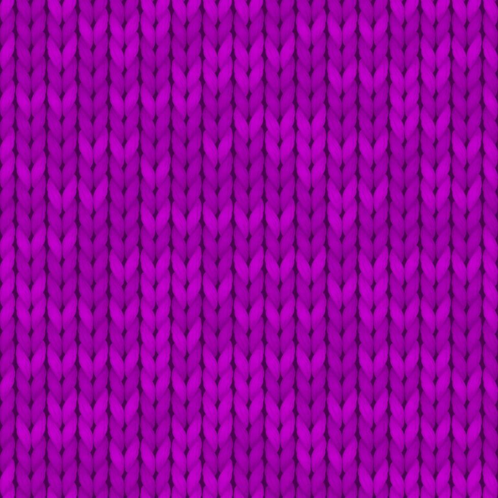 Violet realistic simple knit texture seamless pattern. vector