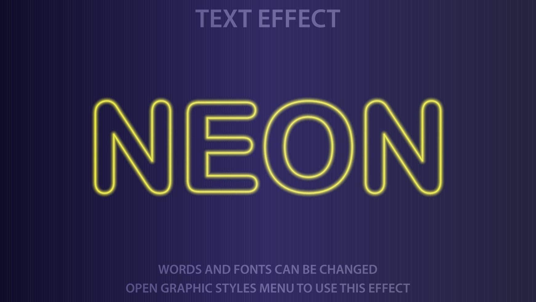 neon style white colorful effect template with 3d bold style vector