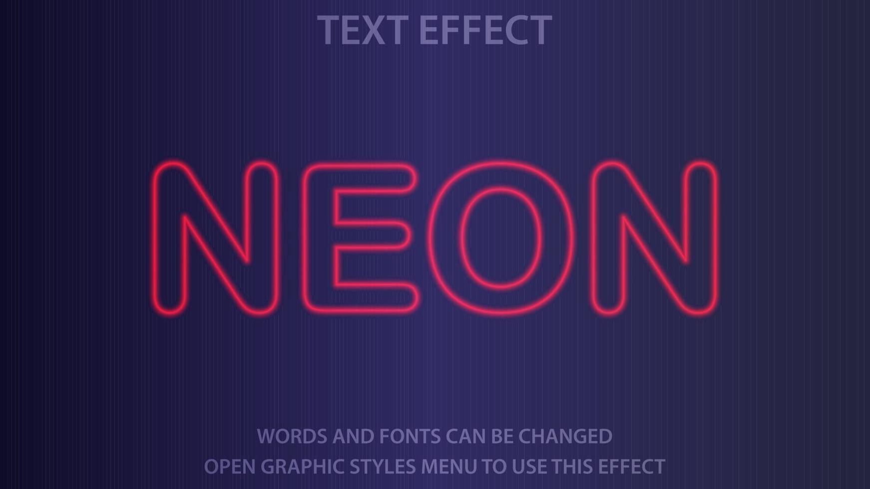 neon style white colorful effect template with 3d bold style vector