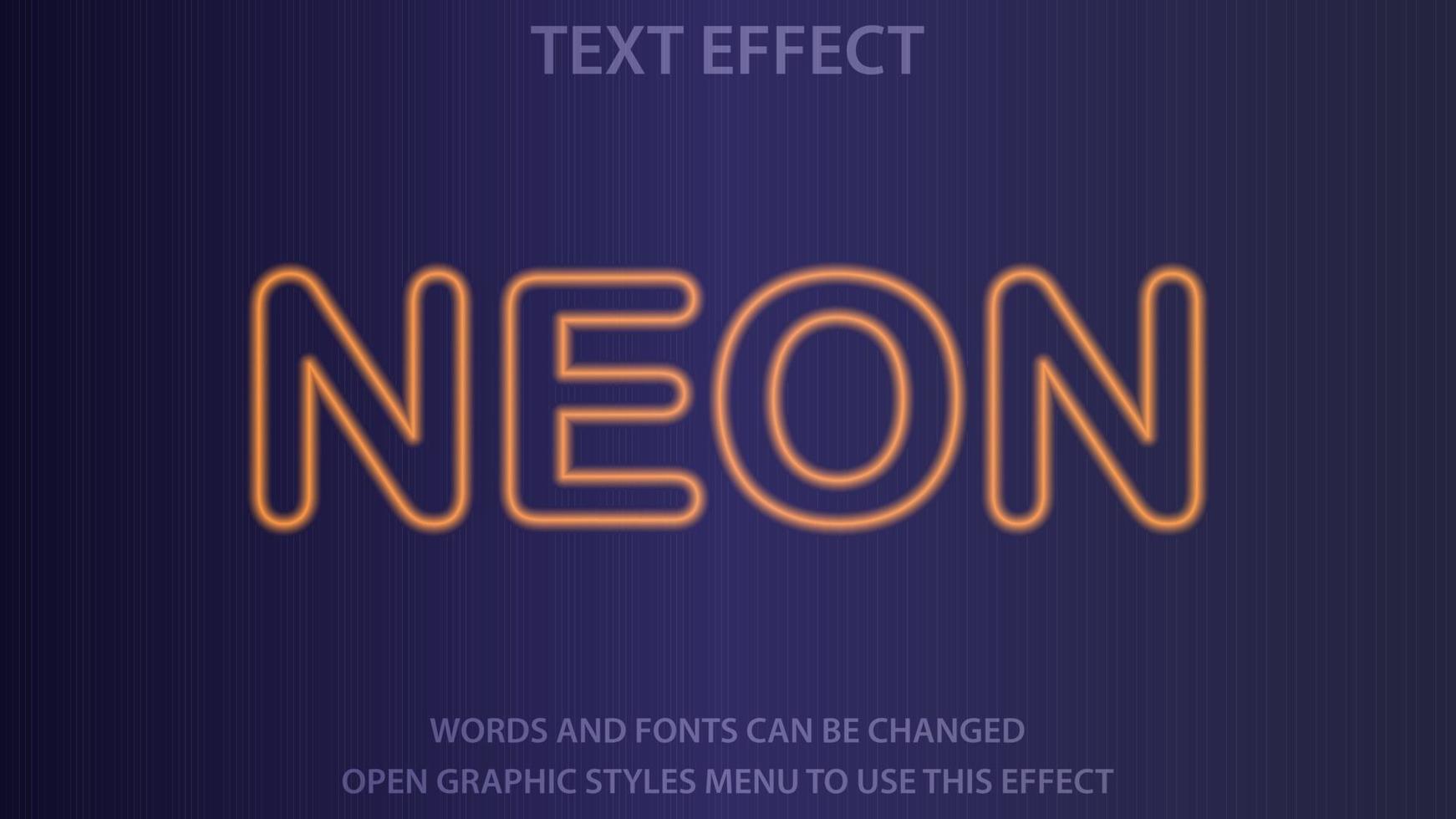 neon style white colorful effect template with 3d bold style vector